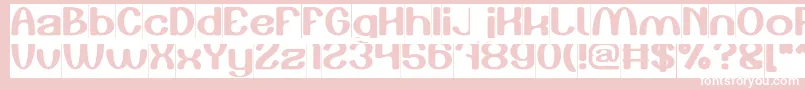 Play The Game Inverse Font – White Fonts on Pink Background