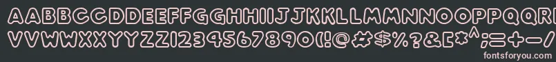 Play time Font – Pink Fonts on Black Background