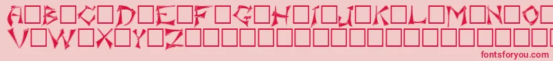 fuente Floralis – Fuentes Rojas Sobre Fondo Rosa