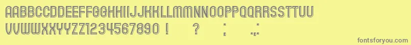 Подробнее о шрифте Playback Bold Шрифт Playback Bold – серые шрифты на жёлтом фоне