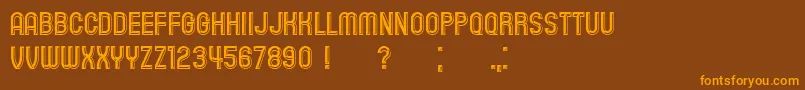 Подробнее о шрифте Playback Bold Шрифт Playback Bold – оранжевые шрифты на коричневом фоне