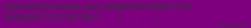 Czcionka Playback – czarne czcionki na fioletowym tle