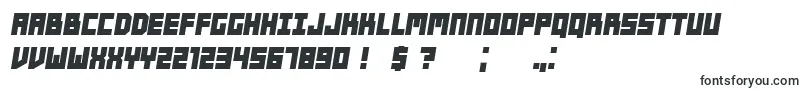 Шрифт Players BoldItalic – футуристические шрифты