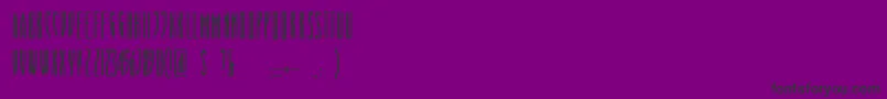 Playoff Display FREE FOR PERSONAL USE ONLY-Schriftart – Schwarze Schriften auf violettem Hintergrund
