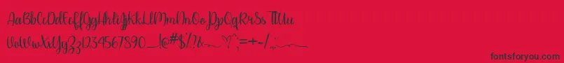 Please Dont Take My Man   Font – Black Fonts on Red Background