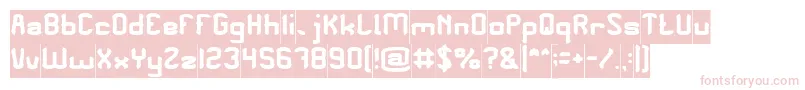 PLEASE FORGIVE ME Inverse Font – Pink Fonts on White Background