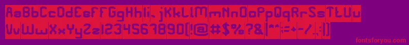 PLEASE FORGIVE ME Inverse Font – Red Fonts on Purple Background