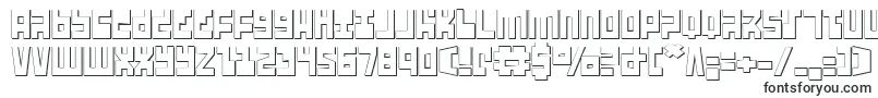 Шрифт Ufohunter3D – 3D шрифты