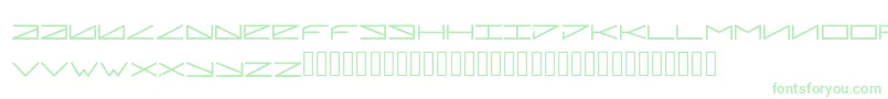 Pleiadian-Schriftart – Grüne Schriften