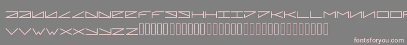 Pleiadian Font – Pink Fonts on Gray Background