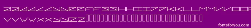 フォントPleiadian – 紫の背景にピンクのフォント
