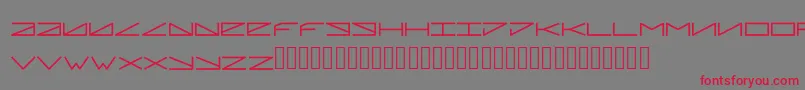 Pleiadian Font – Red Fonts on Gray Background