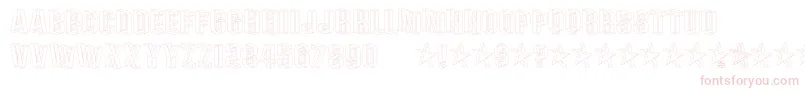 PLEXB    Font – Pink Fonts on White Background
