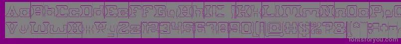 More about PLUMBING Hollow inverse Font PLUMBING Hollow inverse Font – Gray Fonts on Purple Background