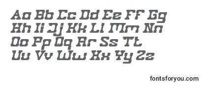 PLUMBING Italic Font
