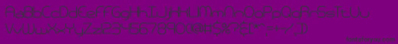 pneumati Font – Black Fonts on Purple Background