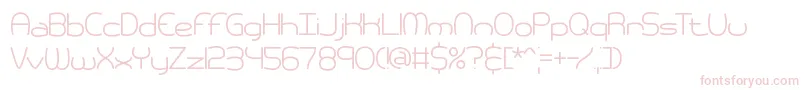 pneumati Font – Pink Fonts on White Background