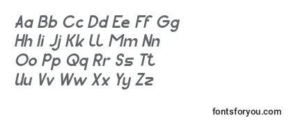 Обзор шрифта Pocket italic