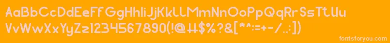 Подробнее о шрифте Pocket Шрифт Pocket – розовые шрифты на оранжевом фоне