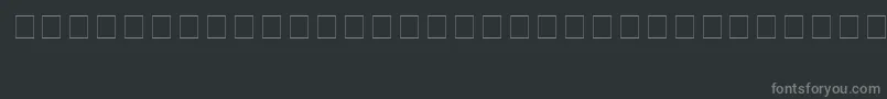 Pointers Font – Gray Fonts on Black Background