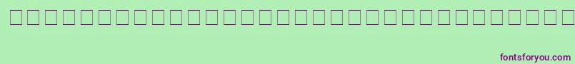 Шрифт Pointers – фиолетовые шрифты на зелёном фоне