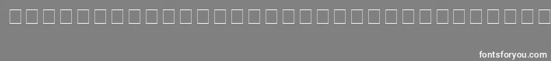 Pointers Font – White Fonts on Gray Background