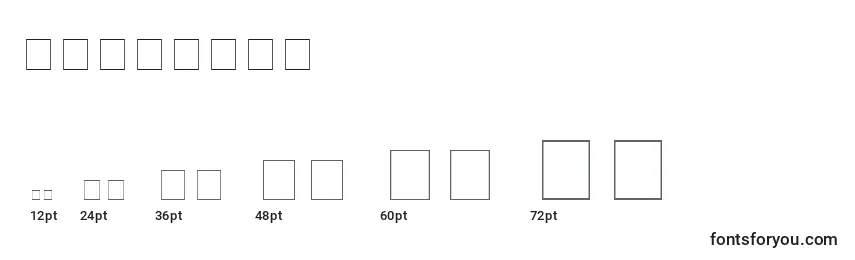 Размеры шрифта Pointers (137113)
