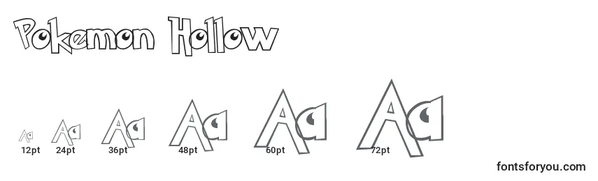 Pokemon Hollow Font Sizes