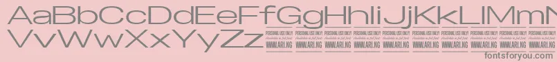 SpecifypersonalExexpmedium Font – Gray Fonts on Pink Background