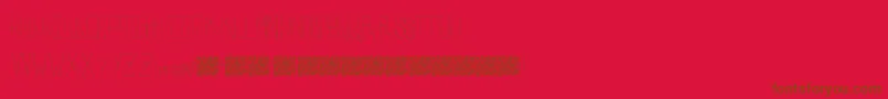 PolarBears Font – Brown Fonts on Red Background