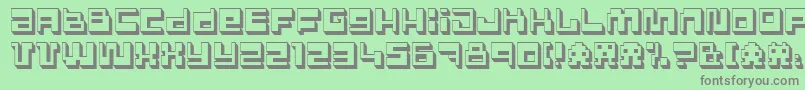 More about Polgnpwr Font Polgnpwr Font – Gray Fonts on Green Background