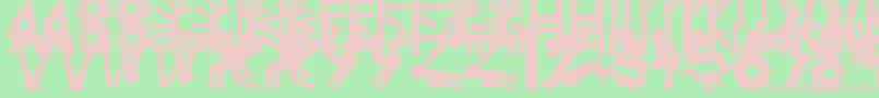 Pollo Pueblo   Black Font – Pink Fonts on Green Background