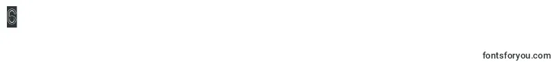 Polysoup Hollow Inverse Font – Fonts for Digit 6