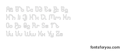 Polysoup Hollow Font