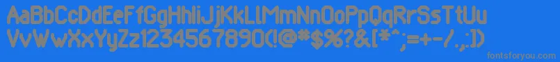 POMCRG   Font – Gray Fonts on Blue Background