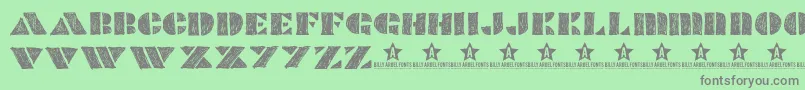 POPCO SCKETCH trial    Font – Gray Fonts on Green Background