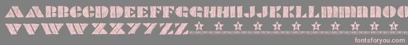 POPCO SCKETCH trial    Font – Pink Fonts on Gray Background