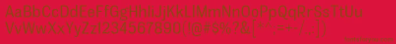 MelocheBk Font – Brown Fonts on Red Background