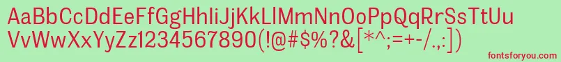 MelocheBk Font – Red Fonts on Green Background