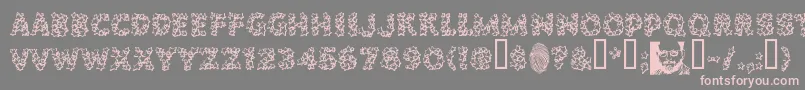 POPSTARS Font – Pink Fonts on Gray Background