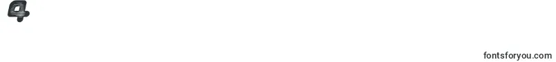 PopTivi Font – Fonts for Digit 4