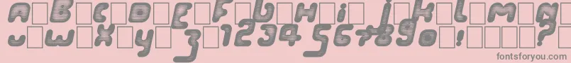 Подробнее о шрифте PopTivi Шрифт PopTivi – серые шрифты на розовом фоне
