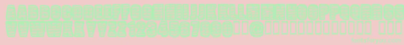 POPWEI   Font – Green Fonts on Pink Background