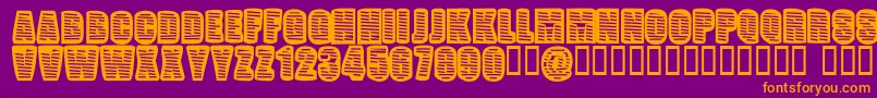 POPWEI   Font – Orange Fonts on Purple Background