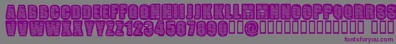 POPWEI   Font – Purple Fonts on Gray Background