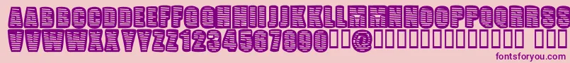 POPWEI   Font – Purple Fonts on Pink Background