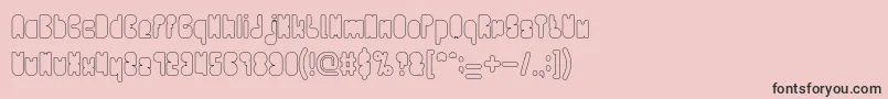 More about PORTABLE HOLLOW Font PORTABLE HOLLOW Font – Black Fonts on Pink Background
