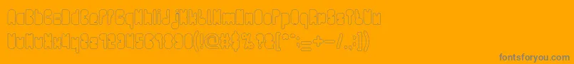 Подробнее о шрифте PORTABLE HOLLOW Шрифт PORTABLE HOLLOW – серые шрифты на оранжевом фоне