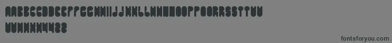 PORTABLE Font – Black Fonts on Gray Background
