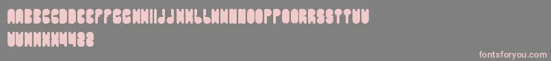PORTABLE Font – Pink Fonts on Gray Background